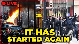 HAPPENING AGAIN!🚨 Syrian V Kurdish in Manchester, cars on Fire, Business destroyed