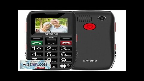 Artfone C1 GSM 1.77inch Dual SIM Card 1400mAh FM Big Button SOS Review