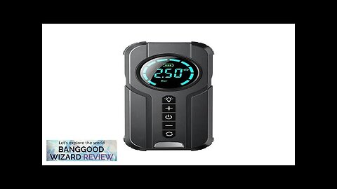 Portable Wireless Air Pump 15000mAh 150PSI Fast Inflation Charging LED Lighting HD Review