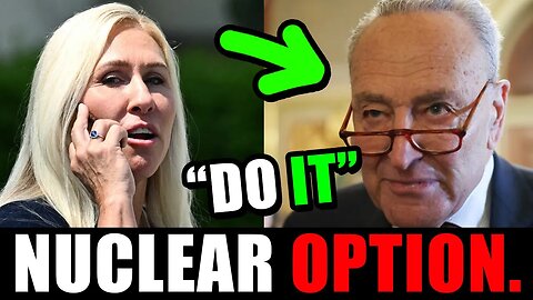 Chuck Schumer is about to FIND OUT