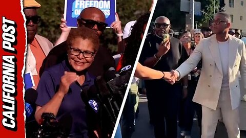 SOUR & FISHY: Don Lemon & Karen Bass Address Crowd Outside LA Court ~New York Post (1.31.26)