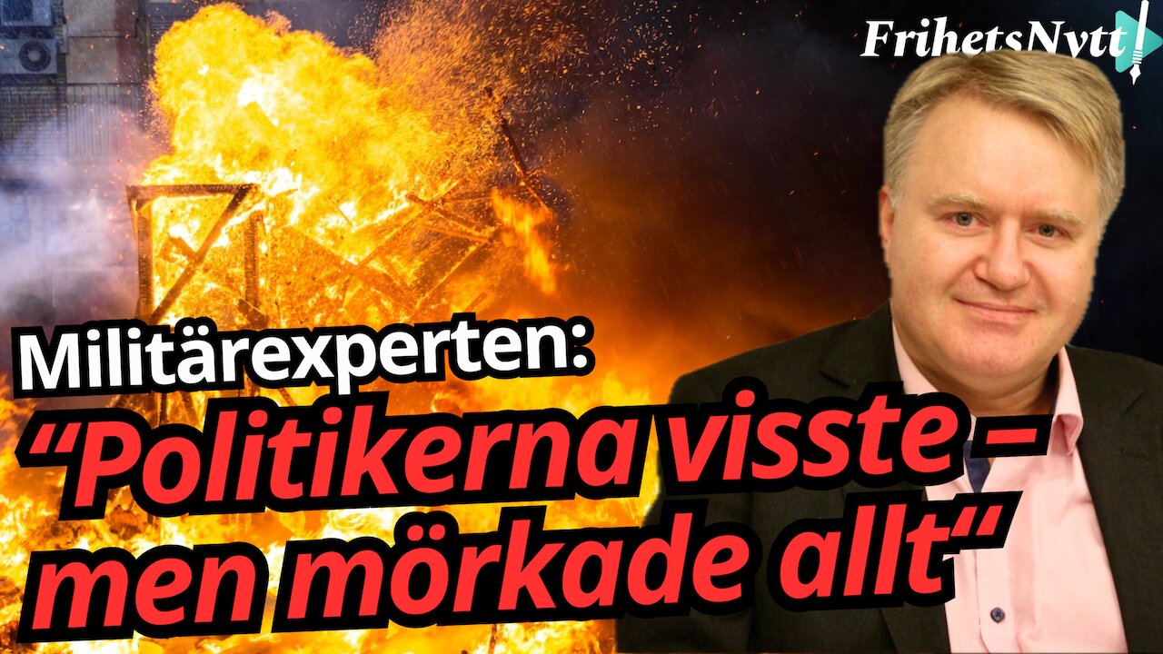Militärexperten: Så manipuleras svenskarna – experten Mikael Valtersson berättar