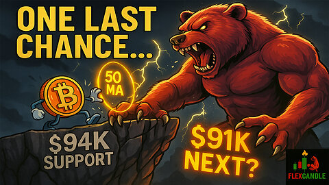 Bitcoin Crashes to $94K… Only ONE Thing Can Save Us Now 😨 EPISODE 209