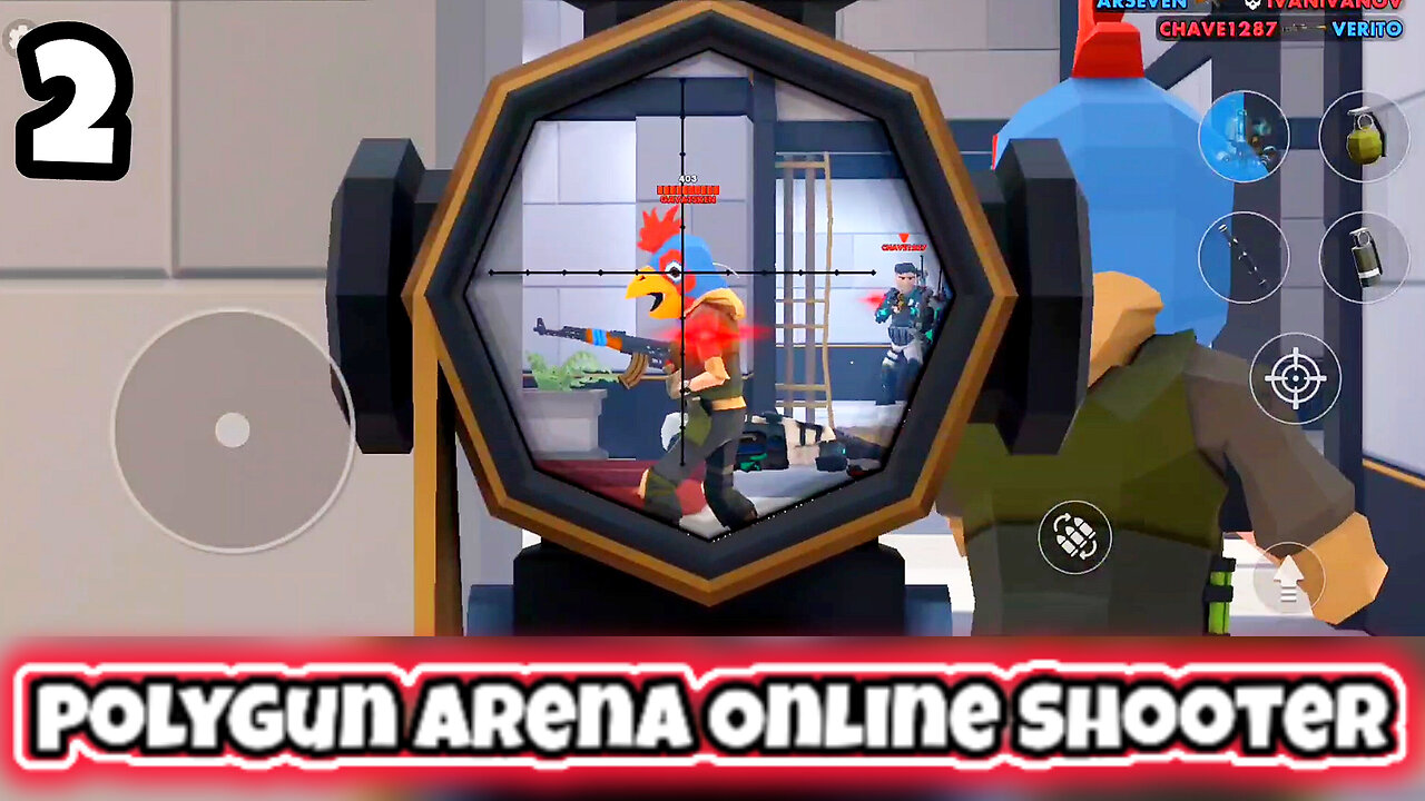 My First Three Rounds of Polygun Arena: Online Shooter