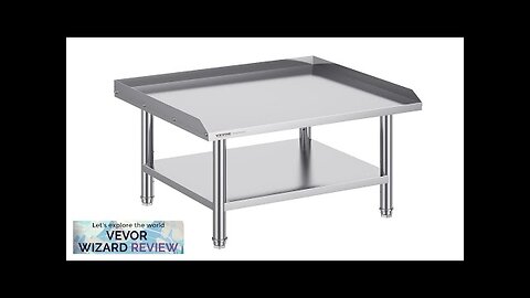 VEVOR Stainless Steel Work Table 24 x 28 x 26 Inch Commercial Review