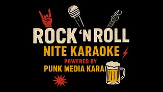 🎸✨ Rock ’n’ Roll Nite Karaoke 🎤🔥 | Punk Media Karaoke Takeover 🤘🍻