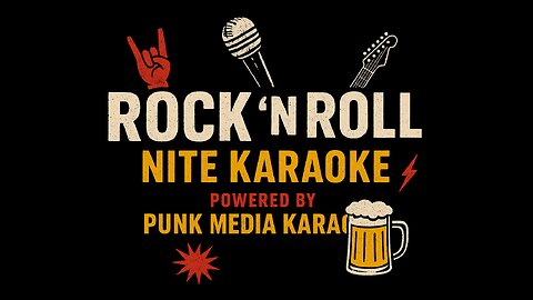 🎸✨ Rock ’n’ Roll Nite Karaoke 🎤🔥 | Punk Media Karaoke Takeover 🤘🍻