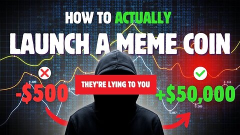 How To ACTUALLY Launch a Meme Coin And Make 50k In Minutes (They're LYING to You)