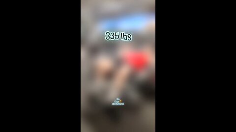 335lbs Glute Drive (Lite) | #fitness #legs 🍑 💪