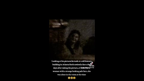 Ghost woman captured in picture