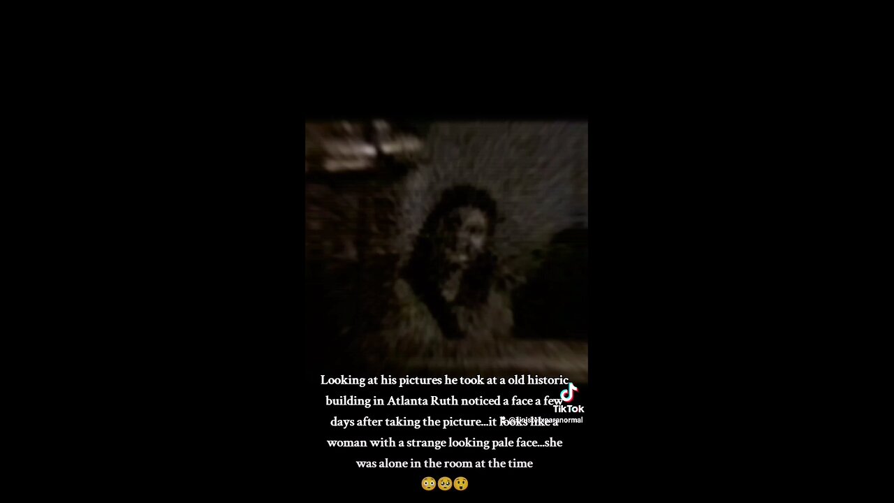 Ghost woman captured in picture