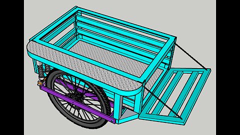 low cost cycle sidecar can carry 5 cement bag