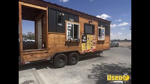 Like-New - 2024 8' x 26' Kitchen Food Concession Trailer with 6' Porch for Sale in Texas!