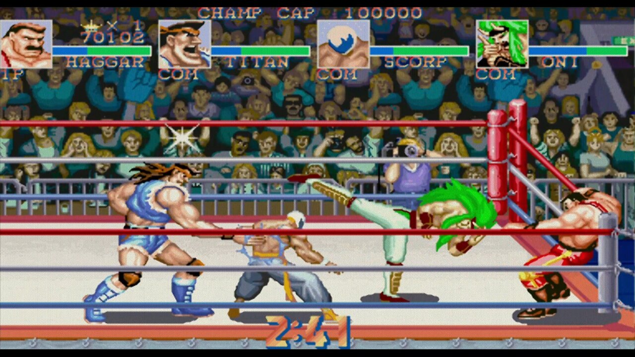 Haggar + Titan vs Scorp + Oni