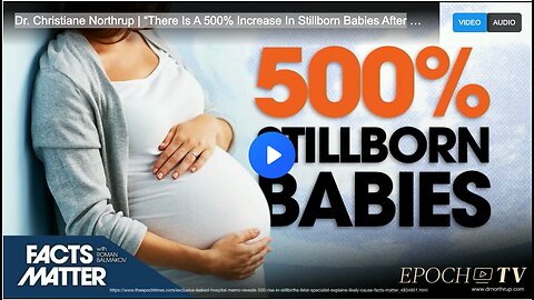Dr. Christiane Northrup | “There Is A 500% Increase In Stillborn Babies After The Shot”