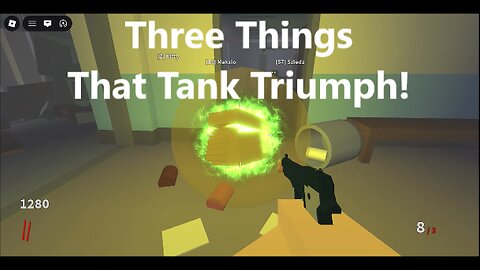 Three Things That Tank Triumph!