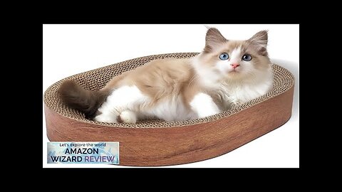 ComSaf Cat Scratching Board Cat Scratcher for Indoor Cats Cardboard Cat Review