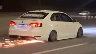 For Those Of You Who Think Extreme Low-Riding Your Car Is A Cool Modification, Watch This Disaster
