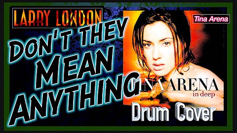 The Emotional Power of Ghost Notes and Nuance - DRUM COVER - Tina Arena: 16 Years - Larry London