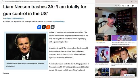 Liam JESUIT Neeson: Another Anti-Gun Shoot-Em-Up Hero