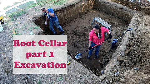 Root Cellar Build Part 1: Excavation