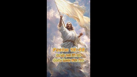 Isaiah 59:19 & Psalm 18:48 | When Hell Attacks, Heaven Responds #dailybibleinspiration #jesus #love