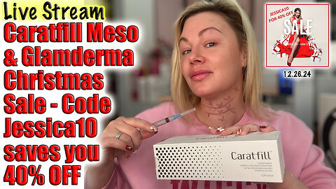 Live Caratfill Meso and Glamderma Christmas Sale, Code Jessica10 saves you 40% off!