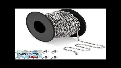 32ft length-304 Stainless Steel Ball Chain for Blinds & Shades with 10 Review