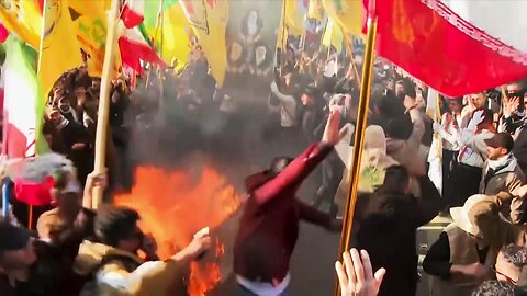 Partidarios de Irán se manifiestan en Bagdad