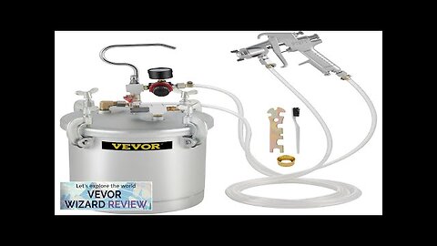 VEVOR Paint Tank 10L Pressure Pot Paint Sprayer 2.5 Gallon Pressure Spray Review