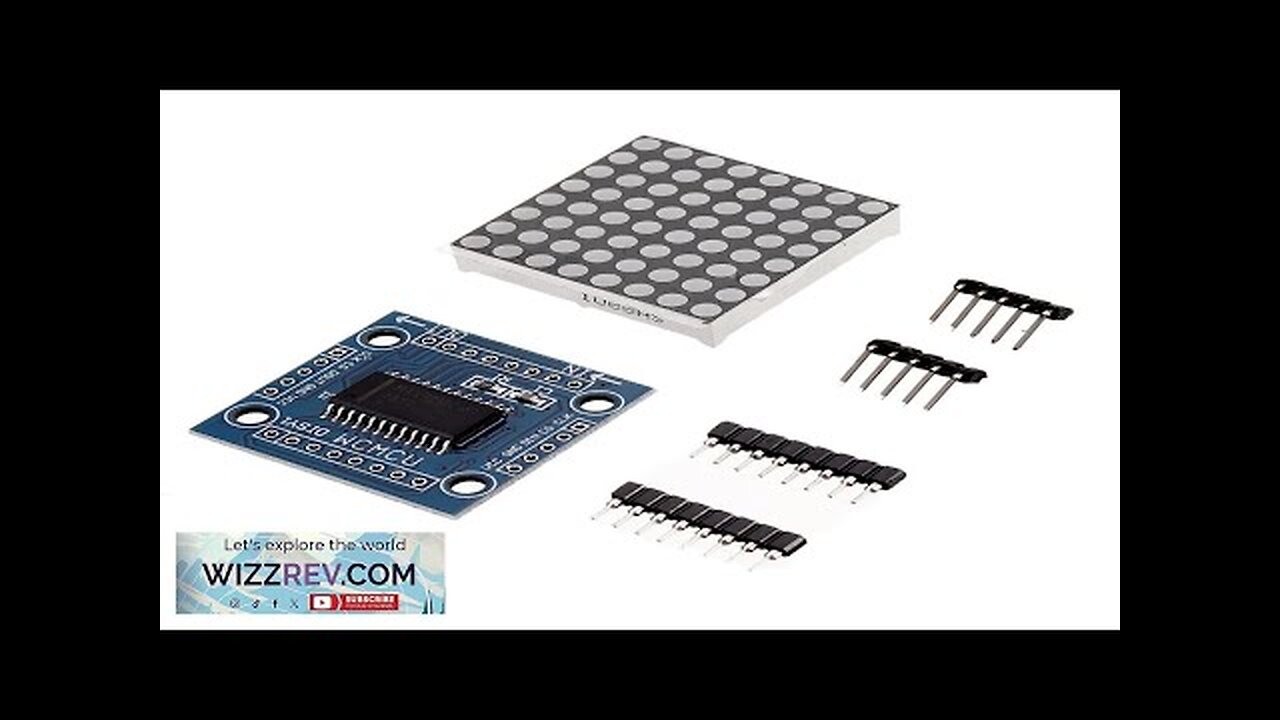 MAX7219 Dot Matrix Module Microcontroller LED Module Display Module MAX7219 DIY Kit Review