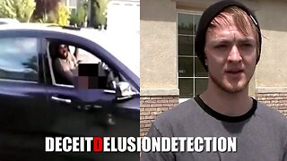 A white teen captures a black man masturbating inside a car in Victorville