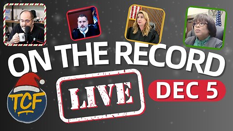 Live Court Hearings DEC 5 - Judge Simpson, Boyd, Stevens, Middleton, McNally, West | TCF LIVE #188