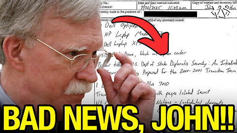 John Bolton CAUGHT Red-Handed in Unsealed Search Warrant!