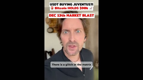 TETHER BUYIN' JUVENTUS?! ⚽️ (The $1B Bid!) + AI Crash 📉