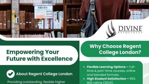 Regent College London & Divine Associates Ltd – Empowering Your Future in the Heart of London