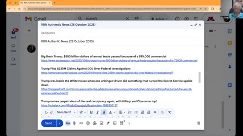 RBN Authentic News (28 October 2025)