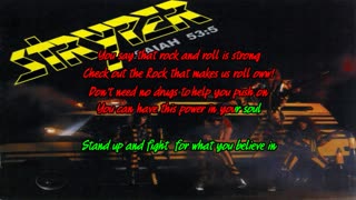Stryper ~ The Rock That Makes Me Roll {karaoke actual track command}