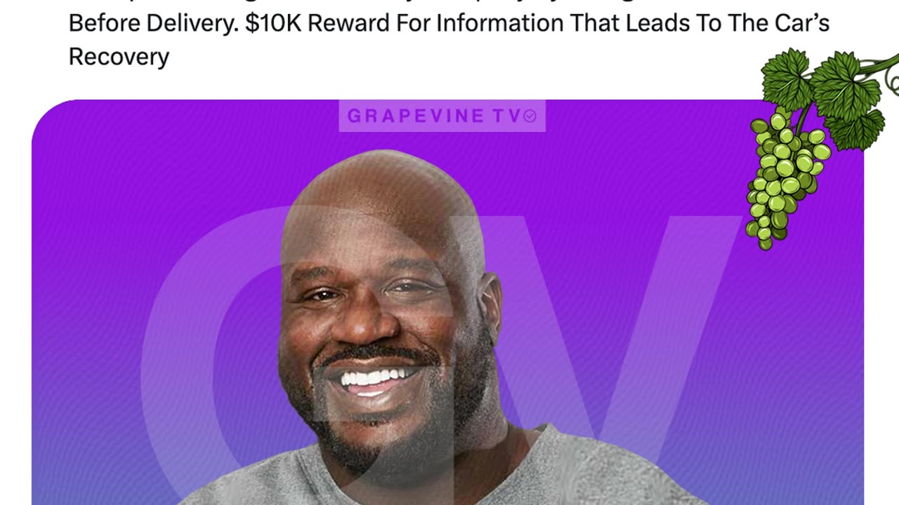 Shaquille O'Neal's $180K Range Rover Stolen In Transit By Georgia Hackers; $10K Reward Offered
