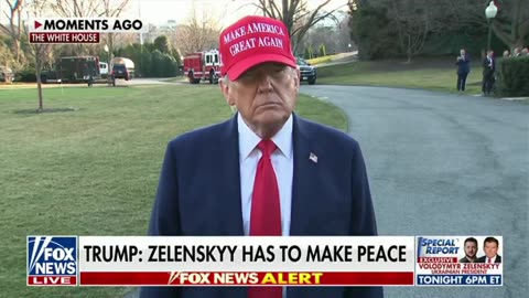 President Trump says Zelenskyy wants to come back to the White House