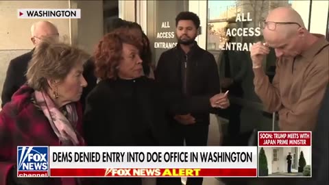 WILL THEY 'SHOOT US?!': Dems storm DOE building, demand entry