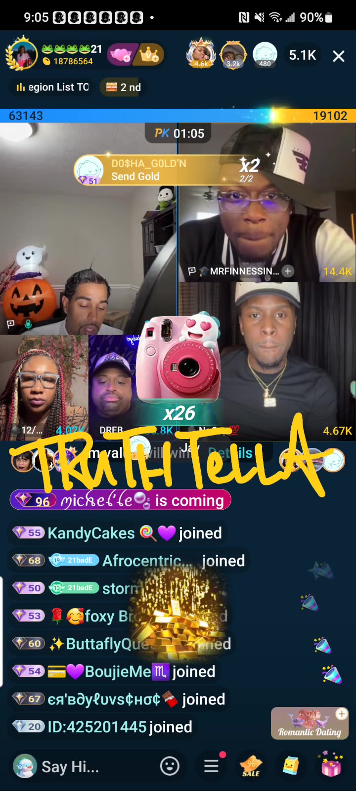 21BADBITCH & DROSKI TEAM PK WITH FINESSE, QUEENIVY, DREBABY, NOCAP & TKO