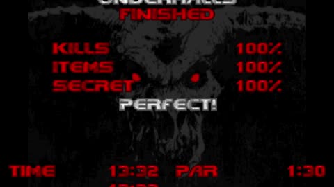 Brutal Doom2: Maps of Chaos Overkill - Map02 (Underhalls) UV in 00:13:32