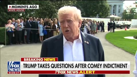 TRUMP TAKES QUESTIONS AT WH DEPARTURE 