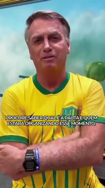 Bolsonaro convoca o povo Brasileiro