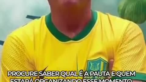 Bolsonaro convoca o povo Brasileiro