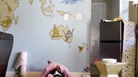 Pinkex Man Bows to Defend the Human Race Now Till Euerlasting Nothingness