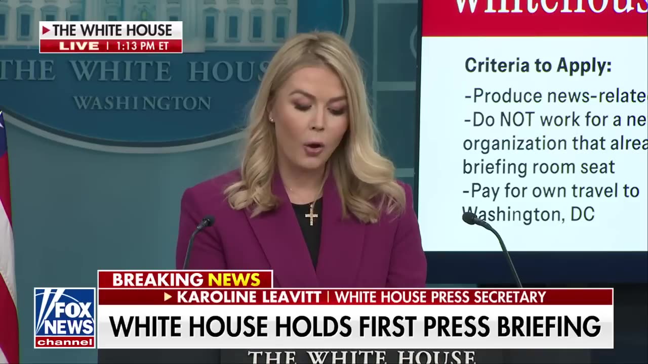 Trump WH opens briefing room to non-legacy media: 'Share Trump's message everywhere'