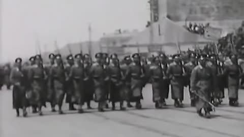 1922 Last Parade of the White Guard in Vladivostok | Public Domain