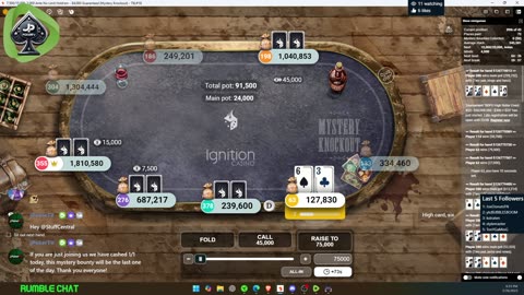 Daily Live Tournament Poker 2/26/25 Stream